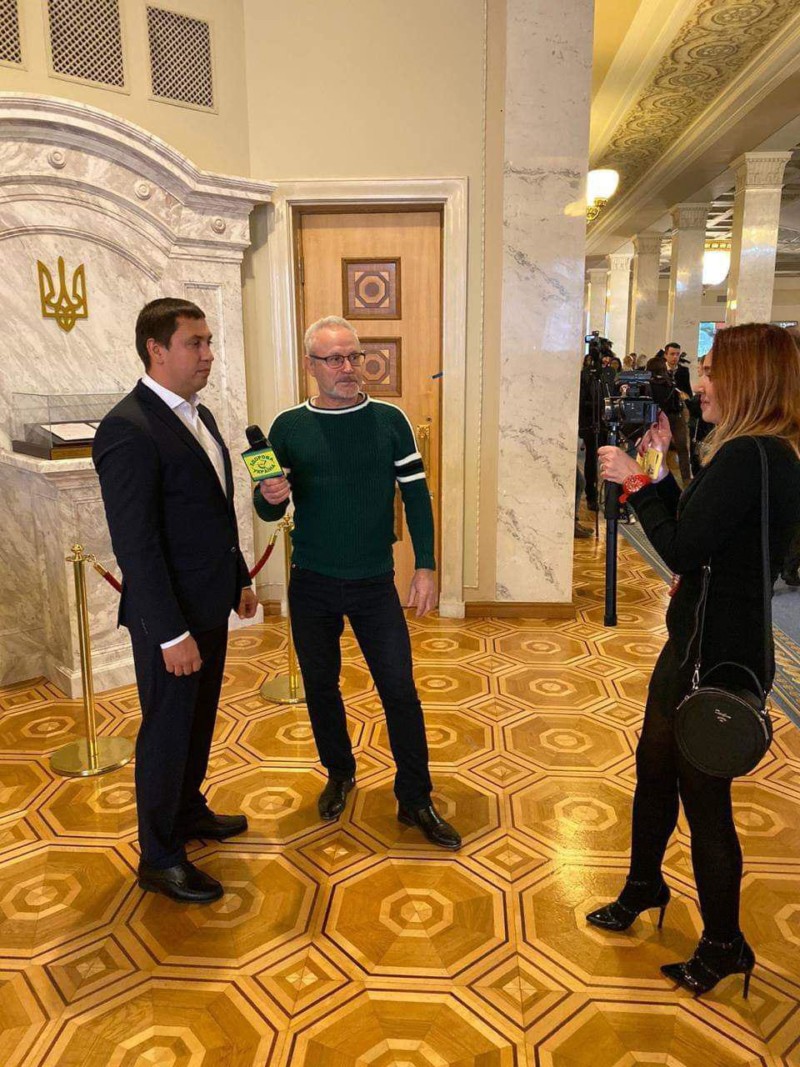 Інтерв’ю для телеканалу
