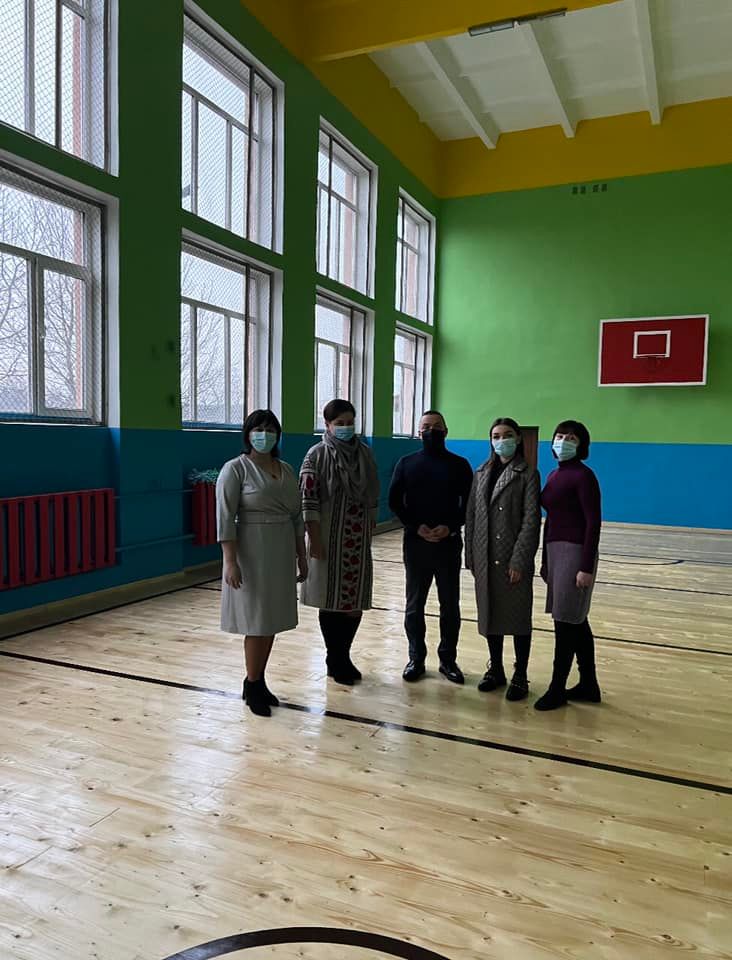 Завершено проведення ремонтних робіт спортивного залу Матусівського ліцею №1